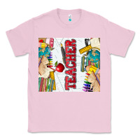 Bubblegum Pink teacher Classic Tee - Zillion Design Studio