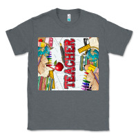 Charcoal Heather teacher Classic Tee - Zillion Design Studio