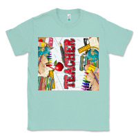 Seafoam teacher Classic Tee - Zillion Design Studio