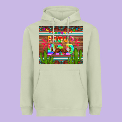 Proud Dad Tumbler Heavyweight Hoodie Designed By Hra Design Shop
