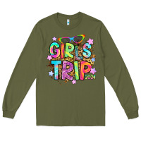 Army Green girls trip 2024 Long Sleeve Tee - RanaPortraitStore