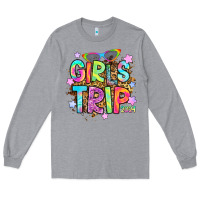 Heather Grey girls trip 2024 Long Sleeve Tee - RanaPortraitStore