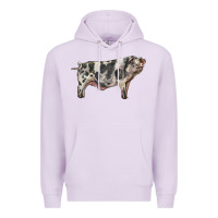 Lilac Spotted Pig Premium Hoodie - LillyAllenDesigns