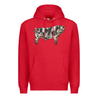 Red Spotted Pig Premium Hoodie - LillyAllenDesigns