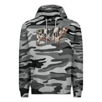 Slate Camo Spotted Pig Premium Hoodie - LillyAllenDesigns