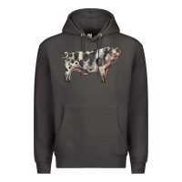 Smoke Spotted Pig Premium Hoodie - LillyAllenDesigns