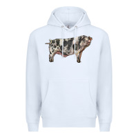 White Spotted Pig Premium Hoodie - LillyAllenDesigns
