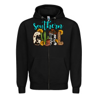 Black southern girl Zipper Hoodie - Zillion Design Studio