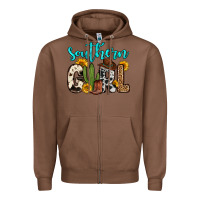 Chestnut southern girl Zipper Hoodie - Zillion Design Studio