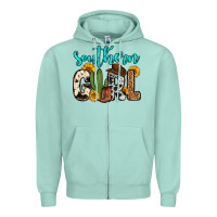 Seafoam southern girl Zipper Hoodie - Zillion Design Studio