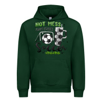 Forest Green hot mess always stressed soccer mama stanley cup Urban Hoodie - MaliasSmallBusiness