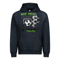 Navy hot mess always stressed soccer mama stanley cup Urban Hoodie - MaliasSmallBusiness