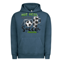 Pigment Midnight Navy hot mess always stressed soccer mama stanley cup Urban Hoodie - MaliasSmallBusiness