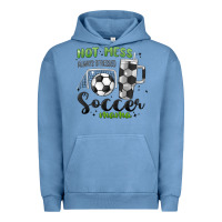 Pigment Pebble Blue hot mess always stressed soccer mama stanley cup Urban Hoodie - MaliasSmallBusiness
