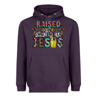 Plum raised on sweet and tea jesus Heavyweight Hoodie - CowhideDigitalArt