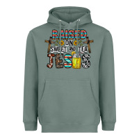 Sage raised on sweet and tea jesus Heavyweight Hoodie - CowhideDigitalArt