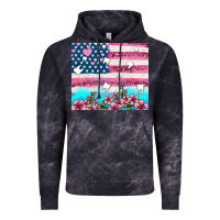 American Flag And Teeth With Flowers Vintage Hoodie | Teevron