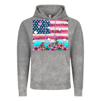 Cloud Rock american flag and teeth with flowers Vintage Hoodie - AdoDesignShop
