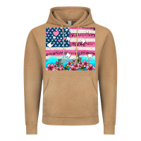 Vintage Camel american flag and teeth with flowers Vintage Hoodie - AdoDesignShop