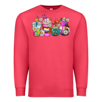 Cardinal hippie coffee cups Premium Sweatshirt - AdoDesignShop