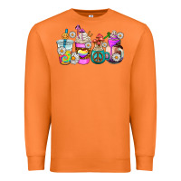 Carrot hippie coffee cups Premium Sweatshirt - AdoDesignShop