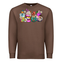 Chestnut hippie coffee cups Premium Sweatshirt - AdoDesignShop