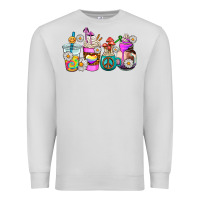 Dove Grey hippie coffee cups Premium Sweatshirt - AdoDesignShop