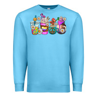 Ocean Blue hippie coffee cups Premium Sweatshirt - AdoDesignShop