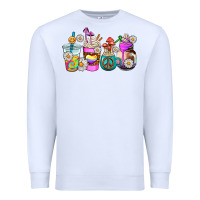 White hippie coffee cups Premium Sweatshirt - AdoDesignShop