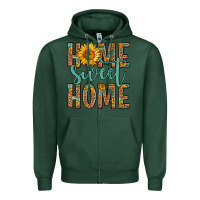 Sports Green home sweet home Zipper Hoodie - Zillion Design Studio
