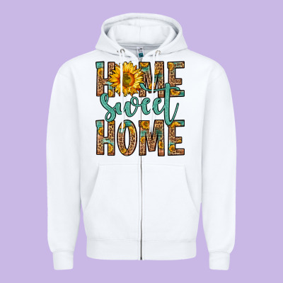 Home Sweet Home Zipper Hoodie Designed By Zillion Design Studio