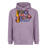 Lavender red white beer and boozed Heavyweight Hoodie - CowhideDigitalArt