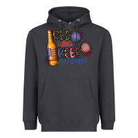 Smoke red white beer and boozed Heavyweight Hoodie - CowhideDigitalArt