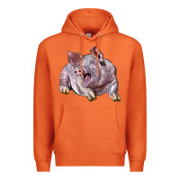 Carrot Landrace Pig Premium Hoodie - LillyAllenDesigns