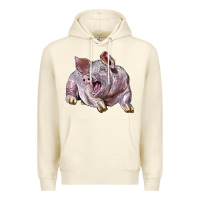 Sandshell Landrace Pig Premium Hoodie - LillyAllenDesigns