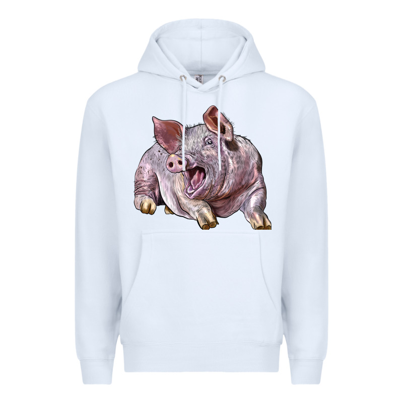 Landrace Pig Premium Hoodie by LillyAllenDesigns | Teevron