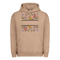 Pigment Burro wildflower your text here Urban Hoodie - MaliasSmallBusiness