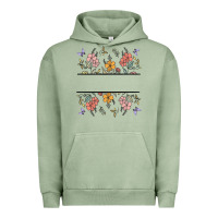 Wildflower Your Text Here Urban Hoodie | Teevron