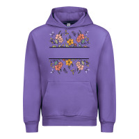 Tulip wildflower your text here Urban Hoodie - MaliasSmallBusiness