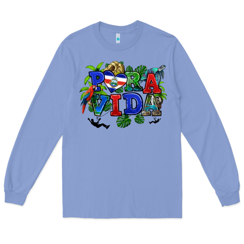 Pura Vida Costa Rica Long Sleeve Tee by RanaPortraitStore | Teevron
