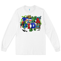 White pura vida costa rica Long Sleeve Tee - RanaPortraitStore