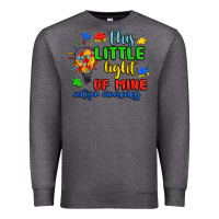 This Little Light Of Mine Autism Awareness Premium Sweatshirt | Teevron