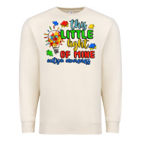 Sandshell this little light of mine autism awareness Premium Sweatshirt - JahusDesignShop