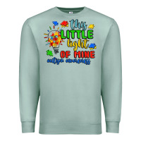 Seafoam this little light of mine autism awareness Premium Sweatshirt - JahusDesignShop