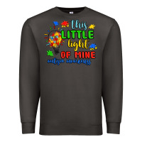 Smoke this little light of mine autism awareness Premium Sweatshirt - JahusDesignShop