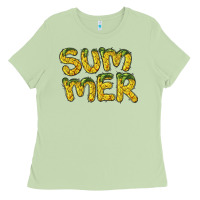 Matcha summer pineapple Ladies Tee - BarkalooDesign