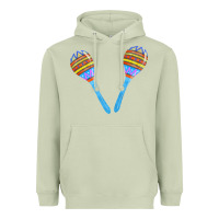 Matcha blue maracas Heavyweight Hoodie - FaDigitalArtStudio
