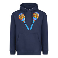 Navy blue maracas Heavyweight Hoodie - FaDigitalArtStudio