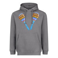 Storm blue maracas Heavyweight Hoodie - FaDigitalArtStudio