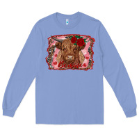 Colony Blue be mine cow Long Sleeve Tee - RanaPortraitStore